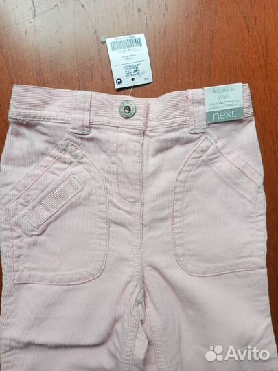 Вельветовые брючки для девочки