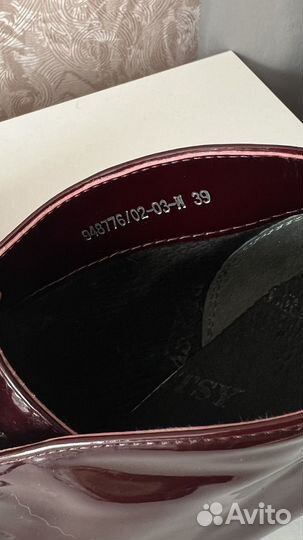 Ботильоны натуральная кожа 39 размер