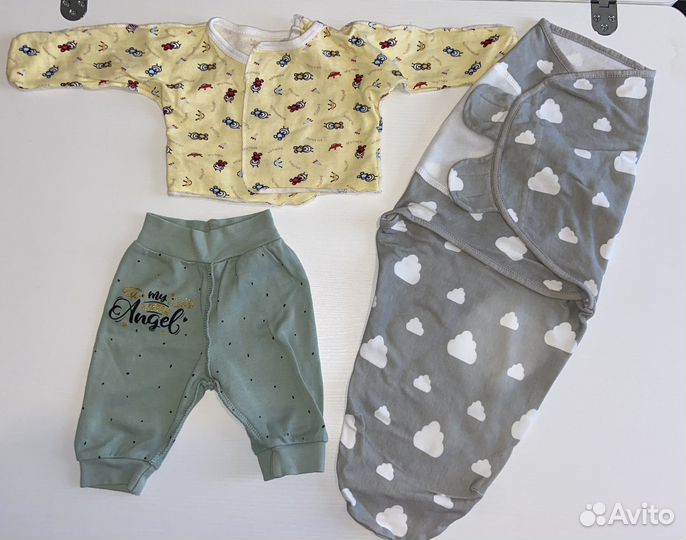 Детские вещи пакетом 56-62 см