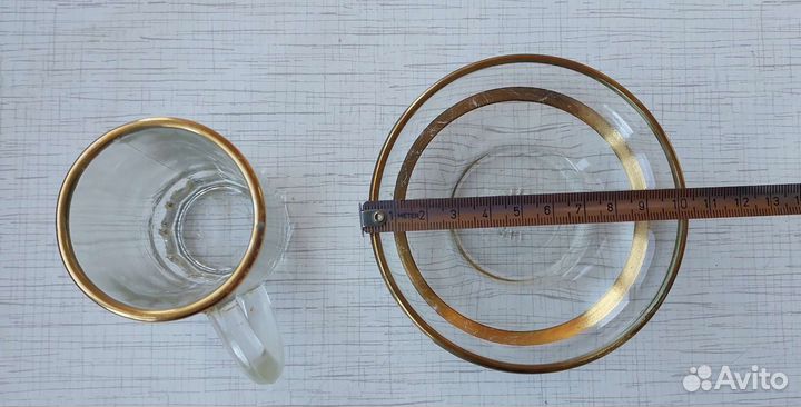 Кофейный набор закаленное стекло