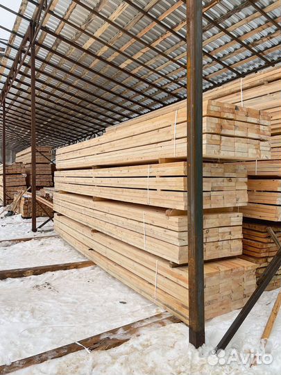 Брус обрезной 150х150х6000мм с доставкой