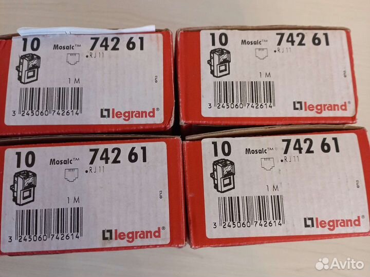 Модули RJ11 Legrand. Для телефонных розеток