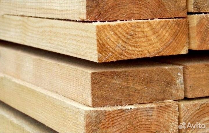 Доска обрезная строительная 25х150х6000