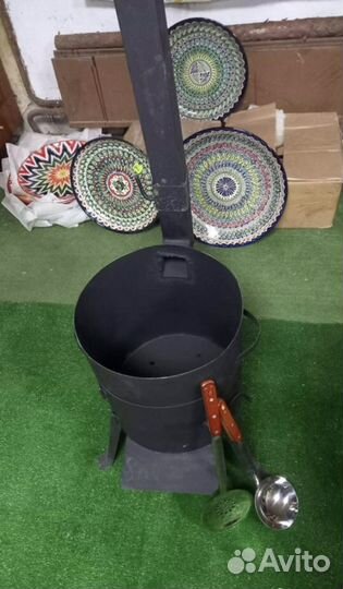 Пeчь для кaзана 6л с трyбой