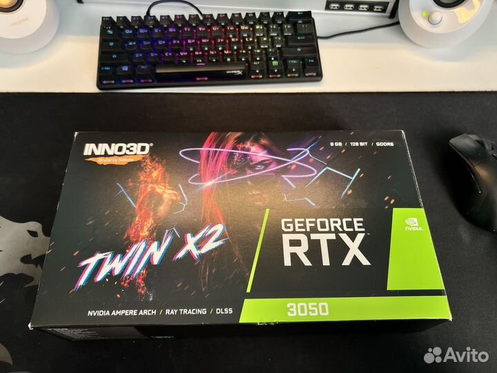 Видеокарта RTX 3050 inno3D 8GB