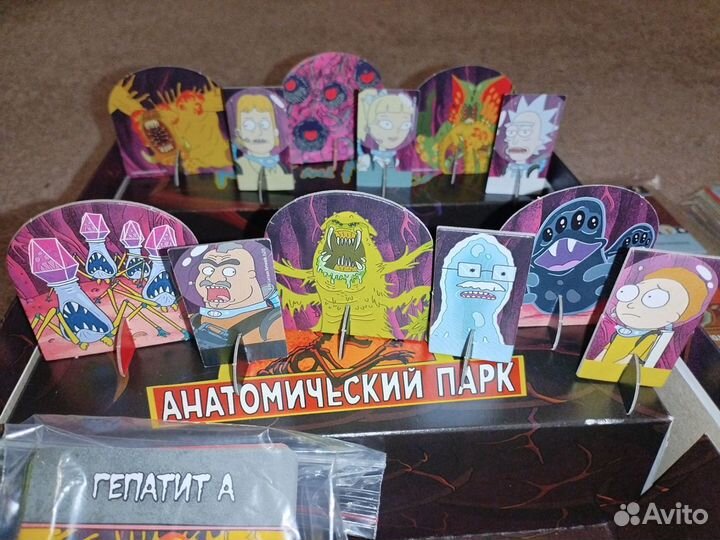 Настольная игра Рик и Морти Анатомический парк