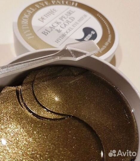 Патчи для век с золотом и жемчугом Petitfee Корея