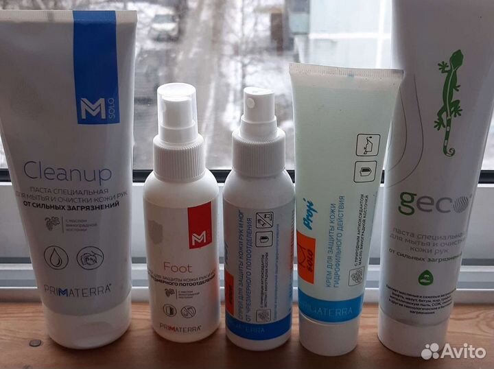 Спрей, крем рабочий