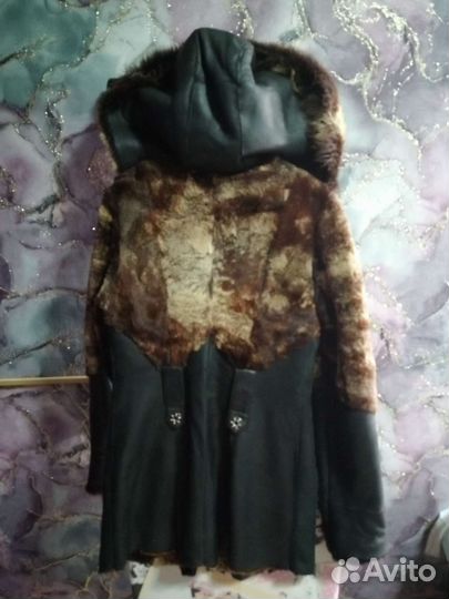 Дубленка натуральная женская 46 48