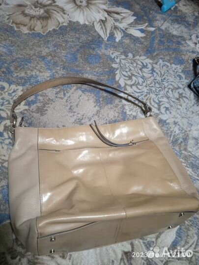 Натуральная кожаная сумка А4 Palio