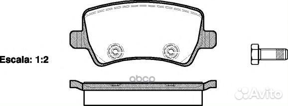 1236 00 1439866 колодки дисковые з Ford Gala