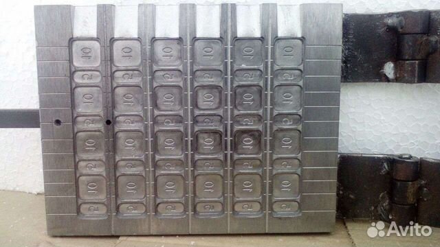 Форма для свинцовых грузиков