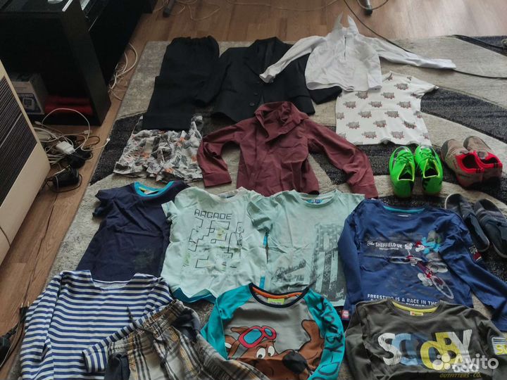 Детские вещи пакетом на мальчика 110 116