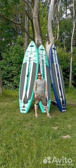 Sup доска сап доска sup board надувная двухслойная