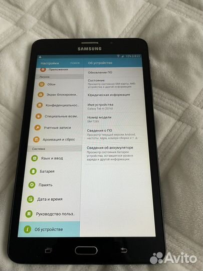 Планшет samsung galaxy tab a6