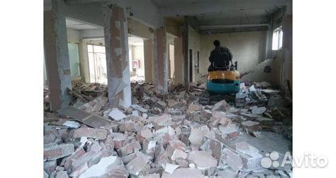 Демонтаж слом строений вывоз строй мусора