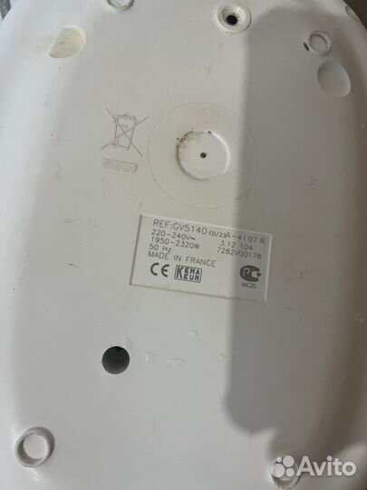 Утюг с парогенератором tefal