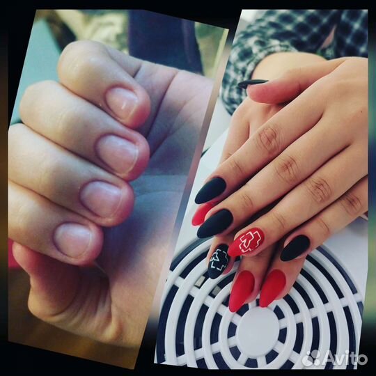 Маникюр,педикюр,наращивание.Гиполлергенная система