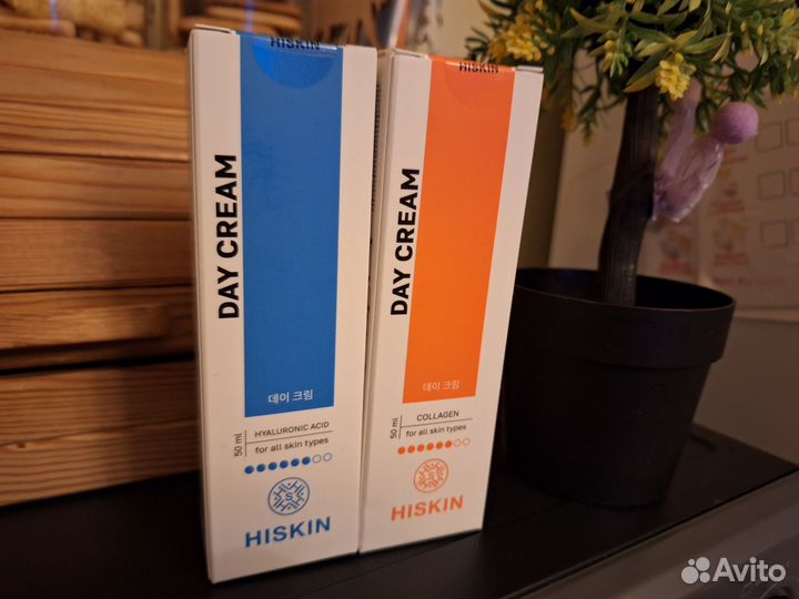 Новый корейский крем для лица hiskin Корея кремы