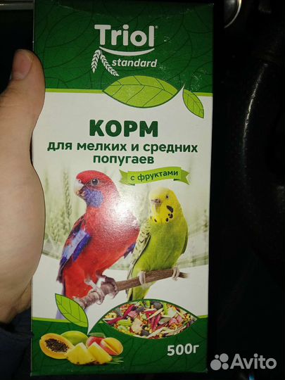 Корм для мелких и средних попугаев