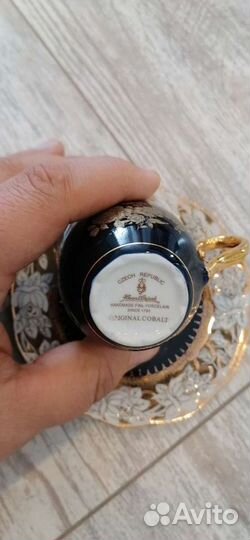 Кофейный сервиз Haas Czjzek, original cobalt