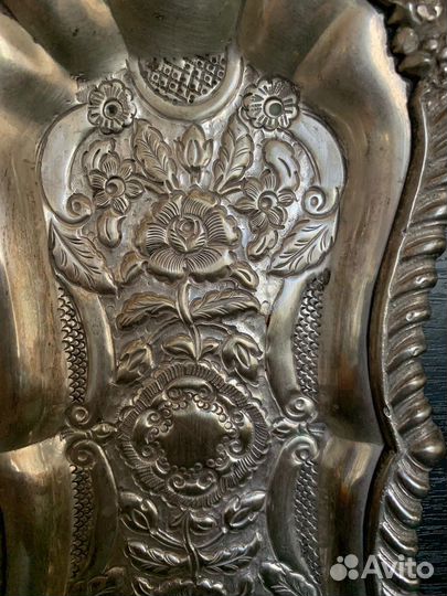 Антикварный поднос посеребренние