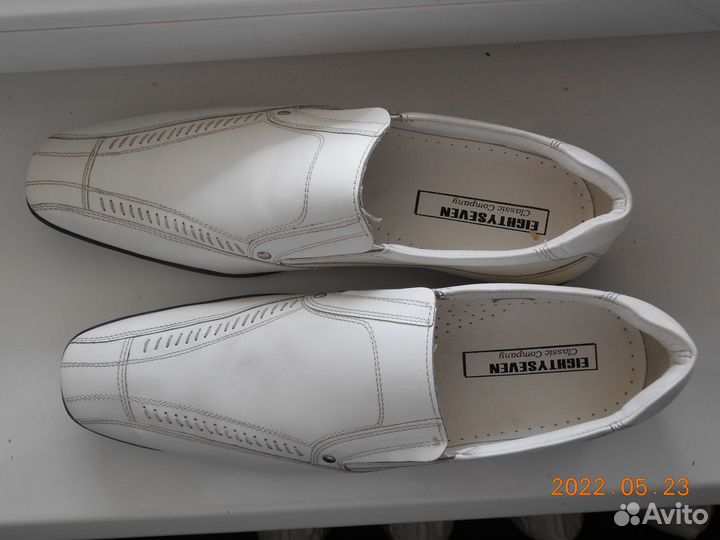 Мужские кожаные ботинки 45-46 размер