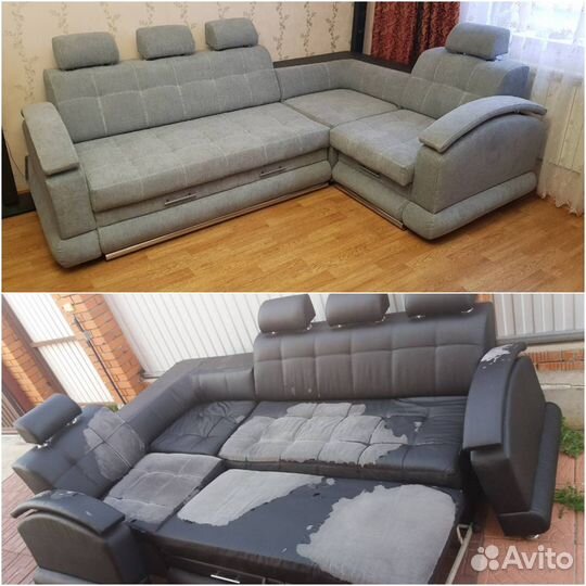 Перетяжка и реставрация мягкой мебели