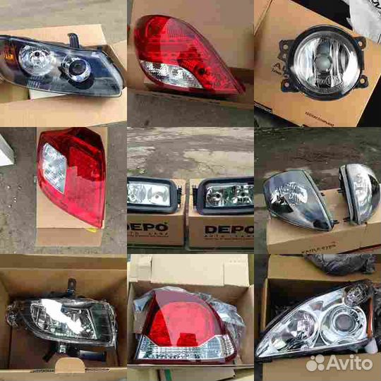 Планка под фару (ресничка) левая для toyota RAV4