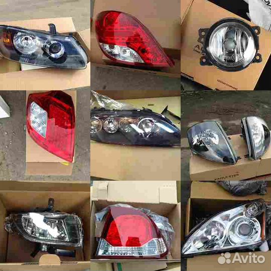 Стекло фары П/Т круглое левоеправое для BMW 5 E39