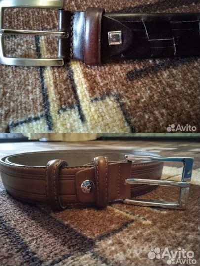 Ремни кожаные мужские