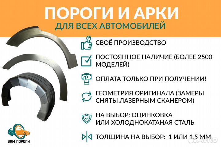 Ремонтные арки на Mitsubishi Pajero 3