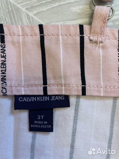 Джинсовый сарафан calvin klein на 3 года