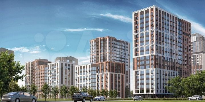 2-к. квартира, 54,8 м², 3/23 эт.