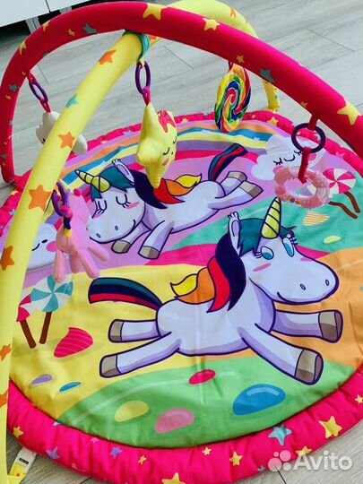 Развивающий коврик Whales baby единороги