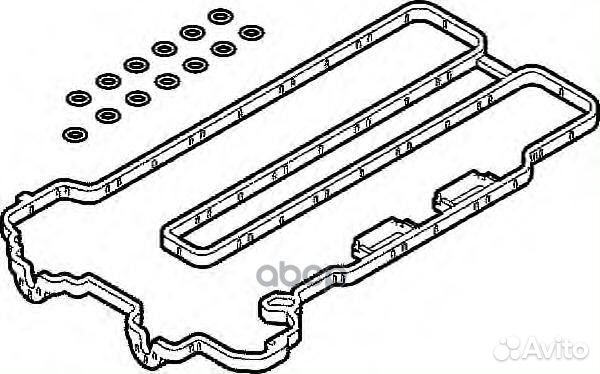 392.490 Прокладка клапанной крышки opel astra/C