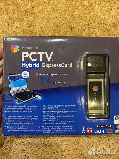 TV-Тюнер для ноутбука Pinnacle Hybrid ExpressCard