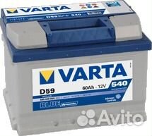 Аккумулятор varta 60 а/ч