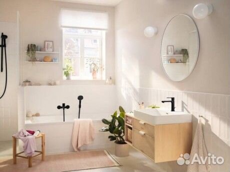 Смеситель для ванны hansgrohe 72443670 Черный