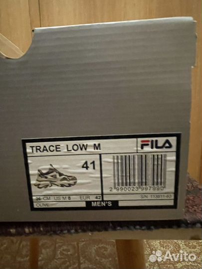 Кроссовки мужские fila trace LOW M