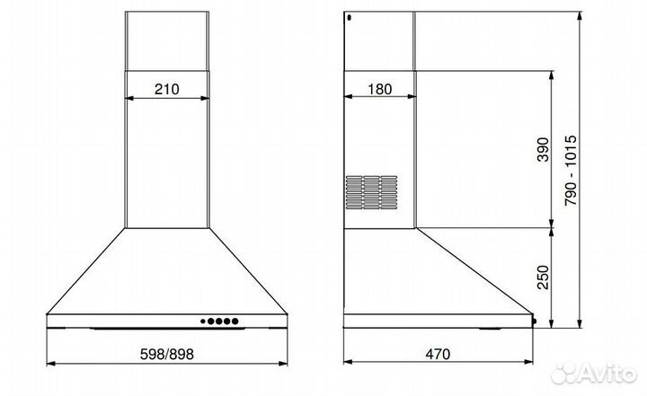 Вытяжка siemens LC94PCC50M