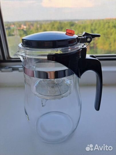 Чайник из боросиликатного стекла