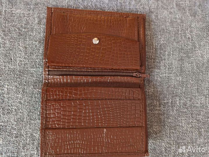 Портмоне мужское кожа винтаж