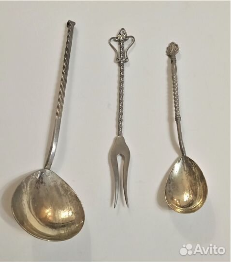 Мельхиоровые столовые приборы СССР