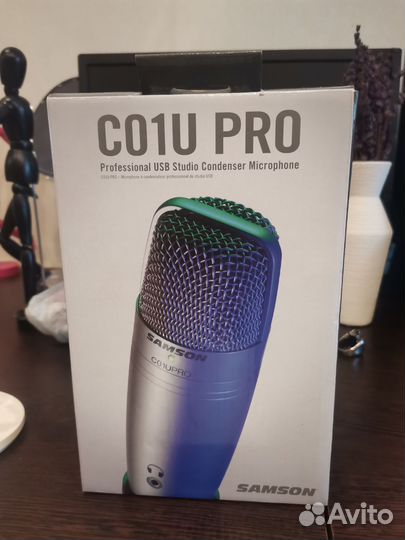 Студийный конденсаторный микрофон Samson c01u pro