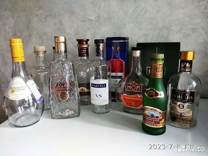 Бутылка стеклянная