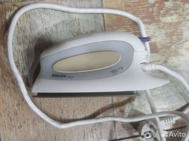 Утюг дорожный philips gc 651