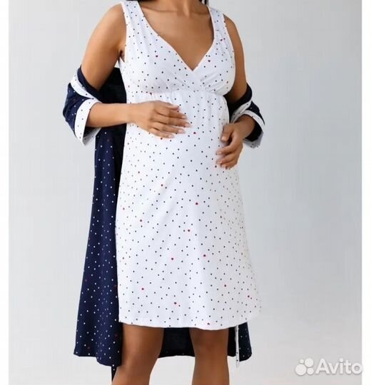 Халат и сорочка для беременных