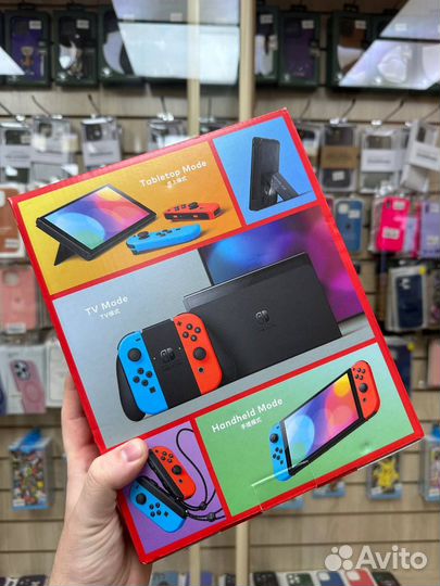 Nintendo Switch oled чип с играми