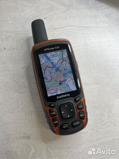 Навигатор Garmin Gpsmap 62S (Новая карта)